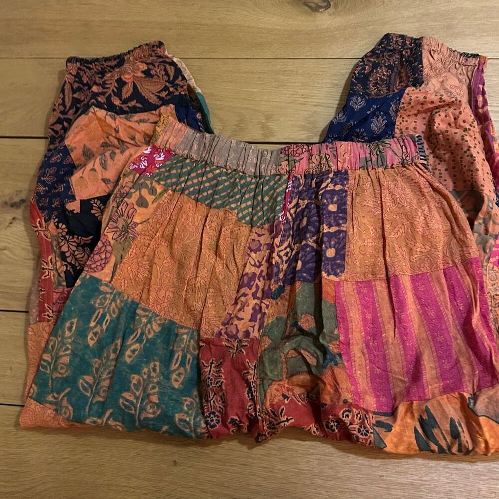 Earthbound bohemian patchwork pants medium - Picture 10 of 10